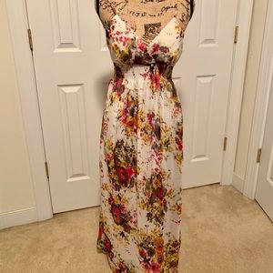 Floral chiffon dress
